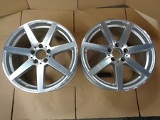 2 Stk AMG 18 Zoll Felgen 8,5 x 18 ET 54 A2044019902 C-Klasse glanzgedreht *A747*