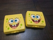 NEW! 2 Tupperware SpongeBob