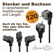 Stromkabel Kaltgerätestecker