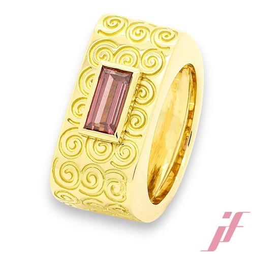 Ring 750 gelbgold - 750, mit