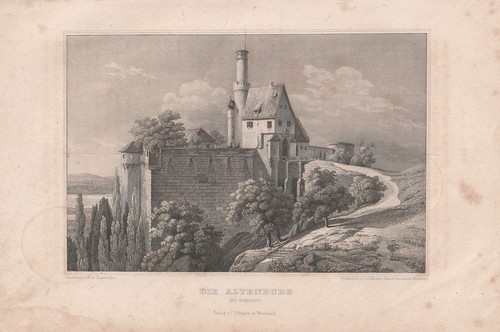 C1850 altenburg bamberg burg - c1850,