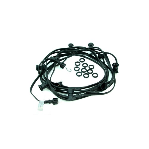 Illu lichterkette 40m schwarz - lichterkette,