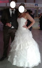 Hochzeitskleid / Brautkleid von annais bridal Modell Silia Gr.38 ivory