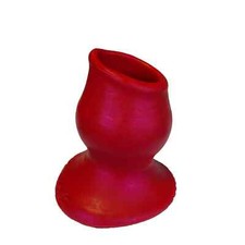 Oxballs PIGHOLE-4 Fuckplug XL Blood Red Anal Plug Buttplug hohl Rot