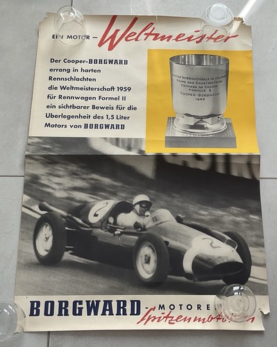 Borgward rennplakat ein - borgward,