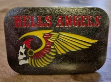 Gürtel Schnalle Buckle Biker Club Motorradclub ca. 9 x 6 cm Hells Angels. Member