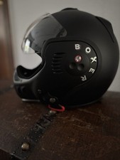 Roof Boxer Motorradhelm Gr. 57 Schwarz Matt