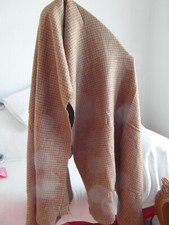 Zara Schal Braun kariert lang M