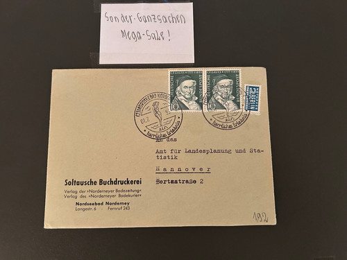 Brd brief paar carl gauß - brief,