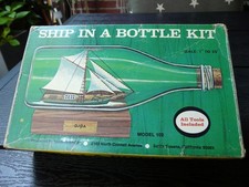 buddelschiff schiff flaschenschiff Vintage