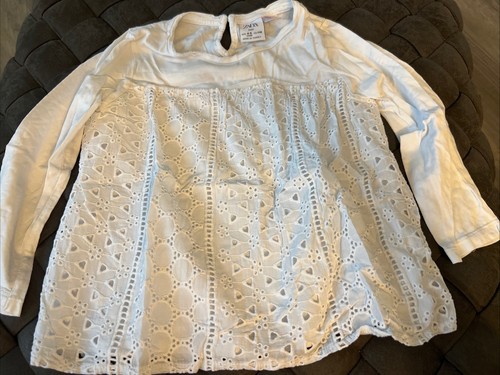Zara mädchen longshirt weiß - mädchen,