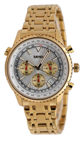 Herrenuhr skm chronograph - -,