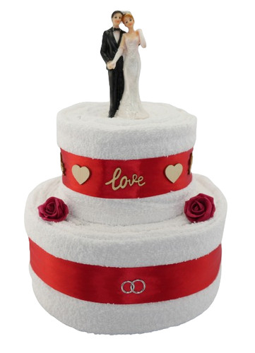 Handtuchtorte hochzeit - handtuchtorte,