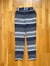 Hose C&A leichte Sommer Stoffhose Pluder Viskose "Patchwork Paisley" Blau Gr 164