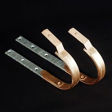 Rinnenhaken 7-teilig, 285er, NW 28, KUPFER ummantelt (Rinnenhalter, Rinneneisen)