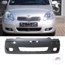 Toyota Yaris FACELIFT Stoßstange vorne bj. 03-05 grundiert ABS für Nebel EU-WARE