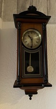 Wanduhr Pendeluhr Messing Holz