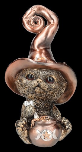 Lustige katzen figur hexe - figur,