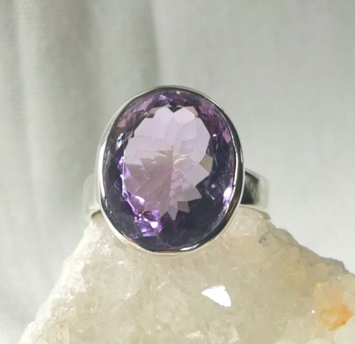 Ring mit amethyst - ring, 925er