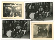 4x Orig. Foto MAA.609 Musiker