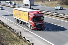 LKW Foto DAF XF Planensattelzug Deutschland rot Lohmann EUROPA-TRAILER #l4fv