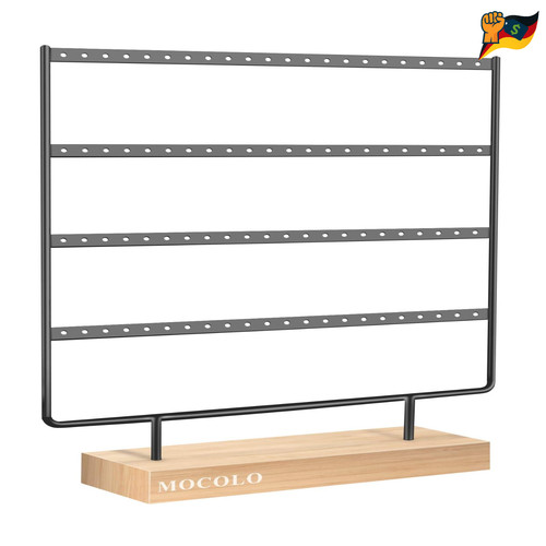 Ohrringhalter holz metall - ohrringhalter,
