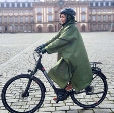 Regencape Fahrrad, Regenponcho groß, Regenumhang, Regenponcho, Regenbekleidung