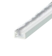 Flügelfenster selbstklebender flacher Träger mit Bürste weiß & braun Zugausschluss