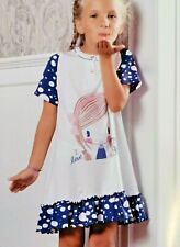 Mädchen Kinder Nachthemd 3 Jahre  made in Italy 100 % Baumwolle Nachtwäsche