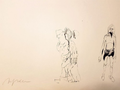 Lithographie alfred hrdlicka - lithographie,,