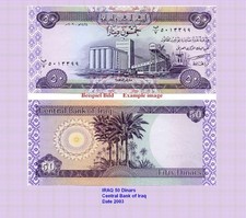 IRAQ  IRAK  50 DINARS 2003