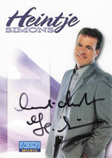 Hein Simons Heintje Autogramm Autogrammkarte Original Signiert Motiv Selten RAR