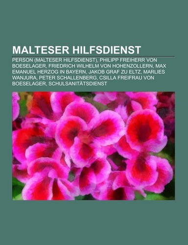 Malteser hilfsdienst books llc - malteser,