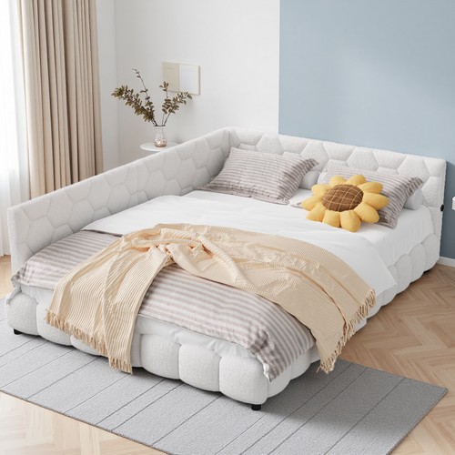 Polsterbett schlafsofa 140x200 - polsterbett,