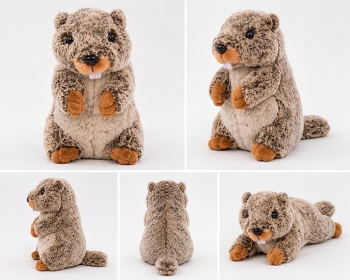 Kuscheltier murmeltier 16cm - kuscheltier,