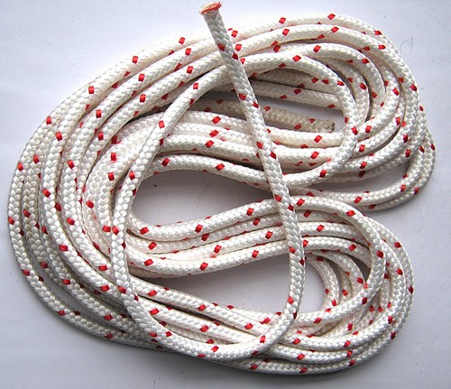 Seil m weiß - 10, rot