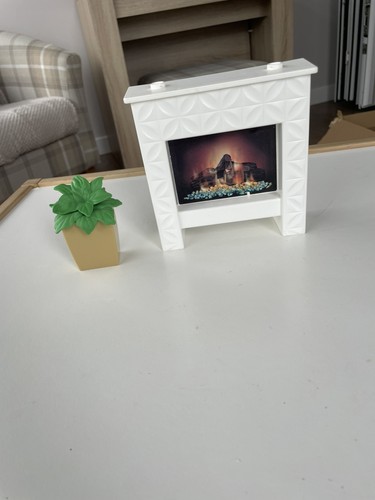 Barbie haus kamin pflanze - barbie,