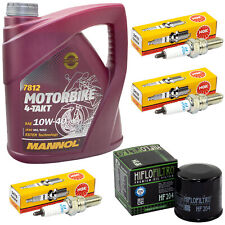 Inspektion Set für Triumph Tiger 1200 Tiger1200 2012-21 Öl 4L Ölfilter Zündkerze