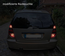 modifizierte Lampenträger re+li für W169 Vor-MOPF, doppelte Rückleuchte