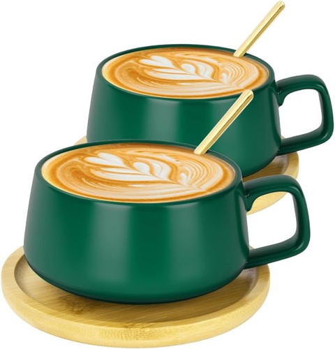Cappuccino tassen set - cappuccino, stück
