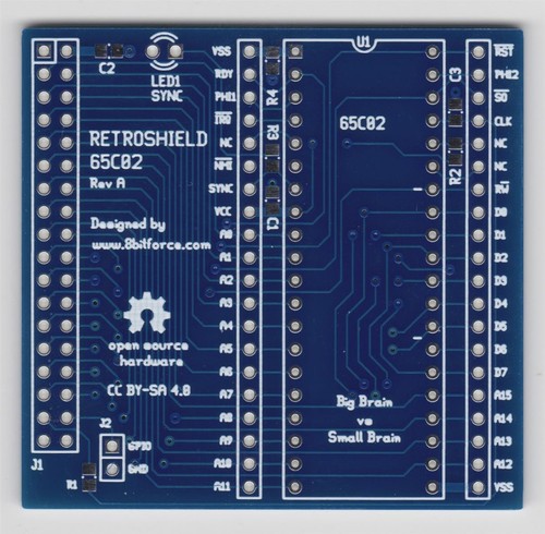 65c02 retro shield für - 65c02,