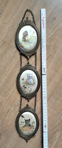 3er set seidenbilder - set,