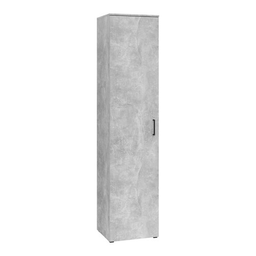 Drehtürenschrank betonoptik - -,