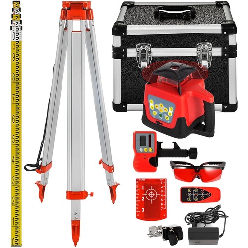 Laserniveau 500m stativ - 500m,