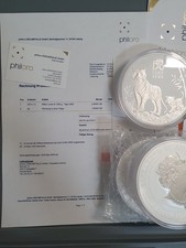 Silbermünze Barren 1KG Tiger