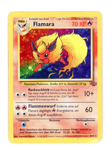 Flamara jungle holo rare - jungle,