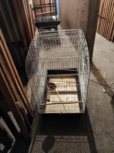 Vogelkäfig xxl grau - grau,