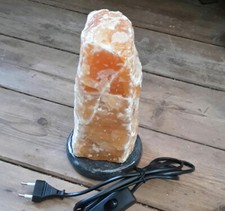 Orangencalcit-Lampe ca. 3KG, Stein Nachttischlampe Calcit orange Edelstein NEU