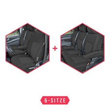 Autositzbezüge Maß Schonbezüge für Mercedes Vito III W447 ab 14 6-Sitze Bezug