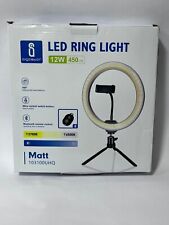 aigostar - LED Ringleuchte Lampe mit Stativ + Handy-Halterung Selfie-Licht